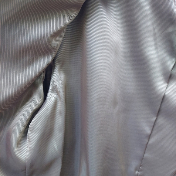 DANIER lined leather fall jacket with Zip front, L. Lovelysubtle color details - Picture 8 of 11